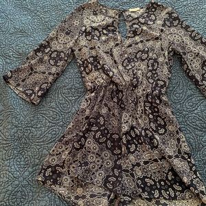 3/4 Bell Sleeve Romper